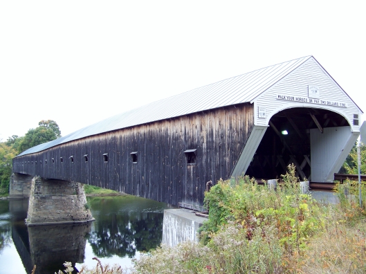 This covered bridge takes you from Vermont into New Hampshire.