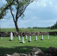 The family cemetery that was used by others in the community...