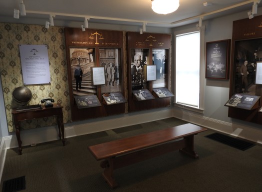 Inside the Noland House, you will find displays relating to the lives of Harry and Bess Truman, and their Midwestern roots.