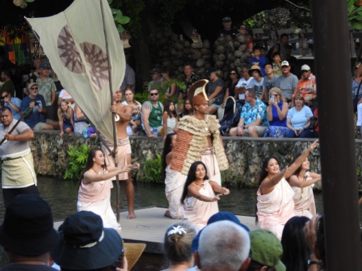 The highlight of the center is the canoe pageant portraying the history of the Polynesian islands according to custom and their belief system.
